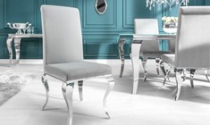 Chaises inox